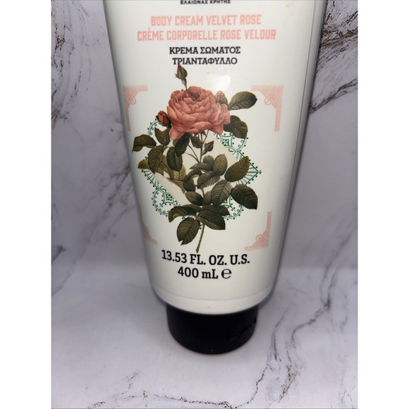Korres Pure Greek Olive Oil & Velvet Rose Body Cream 13.53 fl oz New - Picture 3 of 5